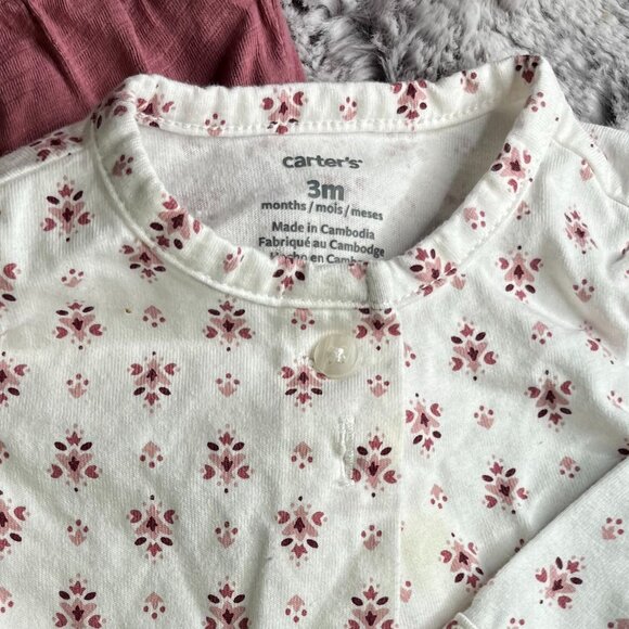 Carter's girls 2 piece set 3 months - Picture 5 of 5